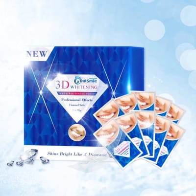 Outsmile™ Whitening Strips Luxe Whitening Strips - Tanden Bleken - Whitening Strips - Whitestrips - Tandenbleekset - Tandenbleekset - Tandenblekers - Teeth Whitening Strips 20 Strips / Behandelingen