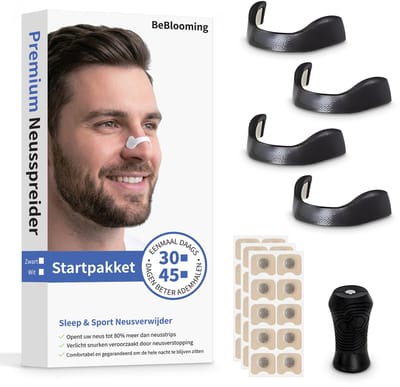 BeBlooming Magnetische Neusstrips - 30 paar - Anti Snurk Pleisters - Slaapproblemen - Neusspreider - Beter Slapen - Anti Snurk - 30 dagen voorraad