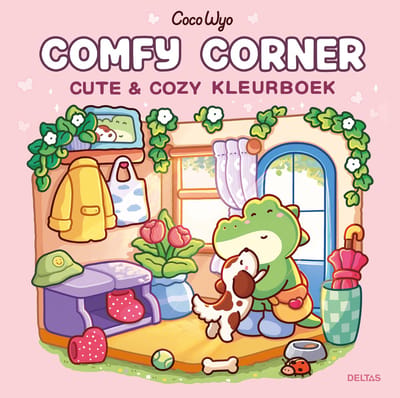 Deltas Comfy Corner Cute & Cozy kleurboek Coco Wyo Kleurboeken