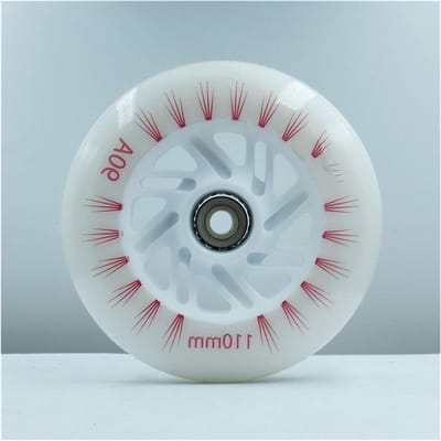 Skeelerwielen Set - Wielen voor skates - Vervanging en Onderhoud - Duurzaam Urethaan Materiaal - 90 100 110mm - Rood