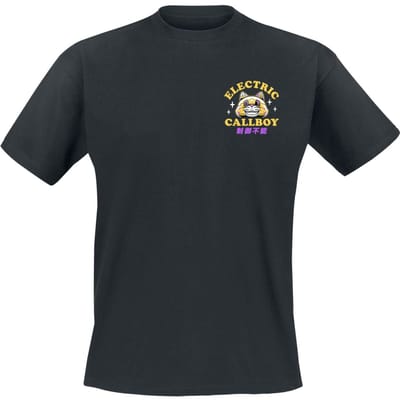 Electric Callboy Ratatata Lucky Cat Heren T-shirt - zwart - S