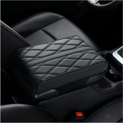 Napa PU lederen auto-armsteunkussen Zacht auto-armsteunkussen Universele middenconsole Anti-krasmat Bescherming Antislip handsteunen S