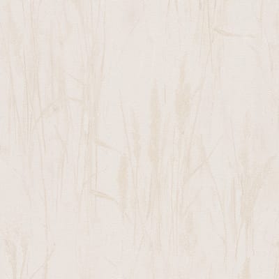 Natuur behang Profhome 790943-GU vliesbehang licht gestructureerd met bloemmotief mat crème parelwit beige 5,33 m2