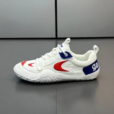 Lente Nieuwe Witte Schoenen Mesh Ademend Platform Modieus Stijlvol Outfit Herenschoenen Lichtgewicht en Comfortabele Sneaker 44 white