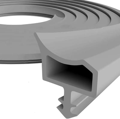 10 m ingang, raamafdichting PVC, calfatering raam, tochtstopper voor breedte, geluidsisolatie deur, groefbreedte 4 mm, groefdiepte 7 mm, vouwgroef 12 mm