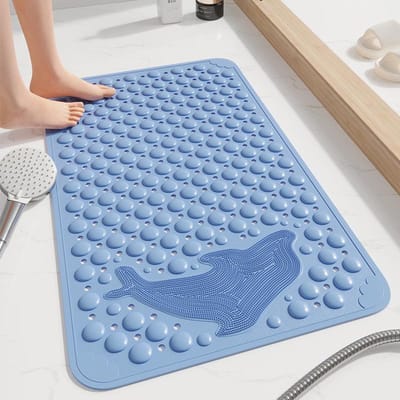 Home Douchekamer Bad Waterdichte Massage Mat Zuignap Vloermat 54x85cm