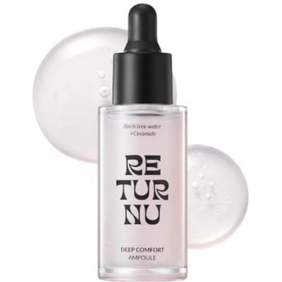 Returnu, Confort Profond, Hydratation Profonde, Sérum Traitant Ampoules, Pour le Visage, Pour Femmes, 30 ml