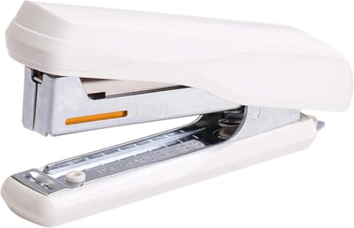 Bureau Nietmachine - Metaal Nietapparaat - Documenten Ordenen - Robuuste Constructie - Voor 20 Vel - Ivoorkleurig