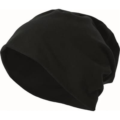 Build your Brand Jersey Beanie BY002 - Black - One size