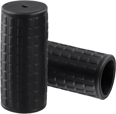 Vervangende Handgrepen - Kruiwagen Handvatten - Tuinieren Verbeteren - Antislip Schokabsorptie - 122 x 40 mm - Zwart