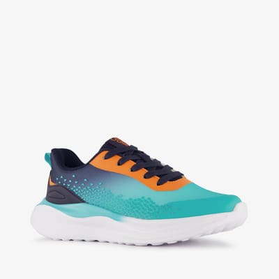 Osaga kinder sportschoenen blauw oranje - Maat 34 - Uitneembare zool