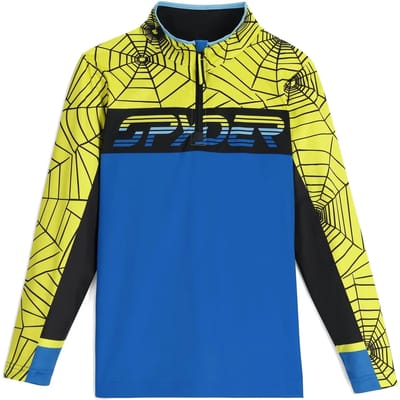 Langarm shirt met 1/2 rits voor kinderen Spyder Ryder