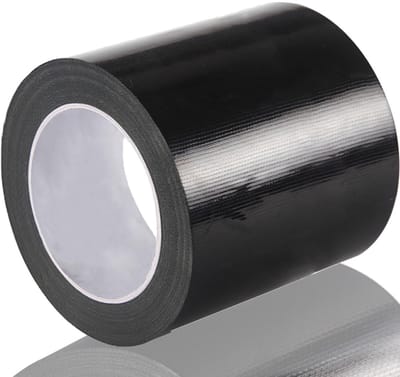 Waterdichte Fabric Tape voor Reparaties, Bruin, 75 mm x 20 m, Extra Sterk en Duurzaam Gaffa Tape