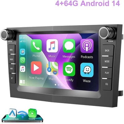 ESSGOO 4 + 64 GB CarPlay geschikt voor Opel Astra Corsa Zafira - Draadloos Apple Carplay en Android Auto - Android 14 - Radio met navigatie - 7 inch HD touchscreen - WIFI Bluetooth RDS MP5