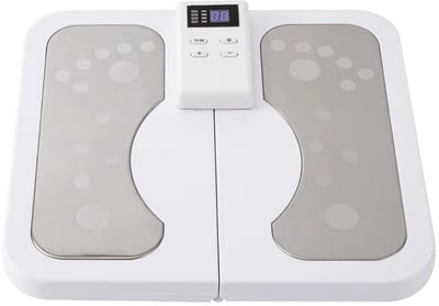 JOYNEXTBUY - EMS Voetmassageapparaat - Voetmassager met EMS Spierstimulatie - Bloedsomloop Stimulator voor Voeten, Benen & Kuiten