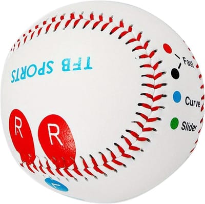 Honkbal Pitch Trainer - Pitching Oefenbal - Werpen Verbeteren - Kleurgecodeerde Markeringen - 291 Inch Diameter - Meerkleurig