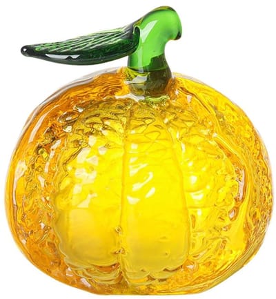Dailygoods- Beeldje Kristal Fruit Ornament - Decoratie Tafelblad - Presse-papier - Duurzaam Glas - Kunstmatig Fruit - Sprankelend Design