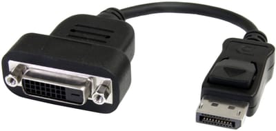 DisplayPort to DVI Adapter Startech DP2DVIS Black