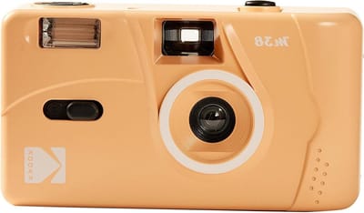 35mm Filmcamera - Herbruikbare Camera - Snel Foto's Maken - Scherpstelvrij Ontwerp - Compact Formaat - Grapefruit