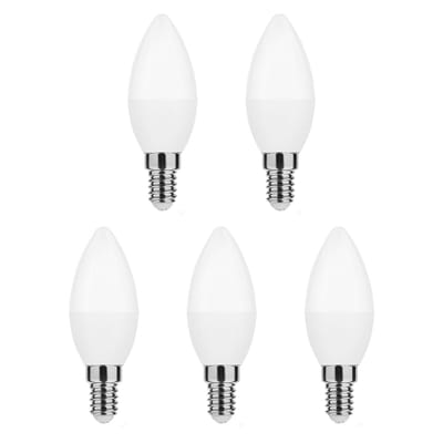 Modee E14 LED Lamp 7W - 700lm - 4000K - Neutraal Wit - LED Kaarslamp B35 - Vervangt 54W Halogeen Gloeilamp - 5 stuks