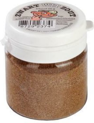 Van Vliet Zwart Wit Zout Pot 25gr 18 x 25GR - Voordeelverpakking