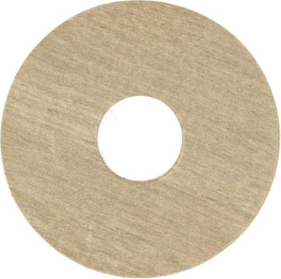 Zelfkl. rozet (17 mm) zachte eik warm grijs (10 st.)