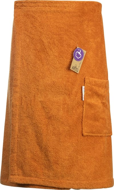ARTG® Towelzz - Sauna Kilt - Heren -  met klittenband - Kaneelbruin - Cinnamon - (tot 150 cm heupomvang)