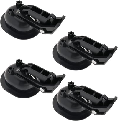 Allecto Plus - Sofa Stoel Fauteuil Handvat Set van 4 - Geschikt voor 5mm Kabel - Zwart - Ergonomisch Design - Gemakkelijke Recliner Aanpassing - Comfortabel en Duurzaam - Afmetingen: 894x745x741mm.