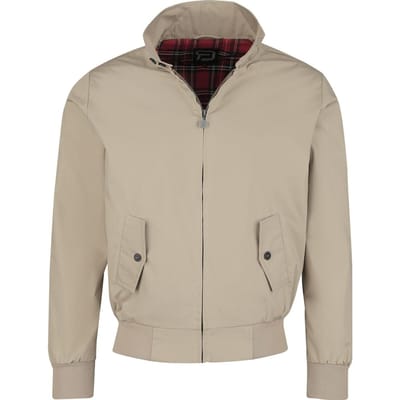 R.E.D. by EMP Tussenseizoensjas - Larger Than Life Bomber Jacket - S tot XXL - voor Mannen - beige