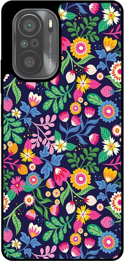 Smartphonica Telefoonhoesje Geschikt voor Xiaomi Mi 11i met bloemen opdruk - TPU backcover case flower design geschikt voor Xiaomi Mi 11i