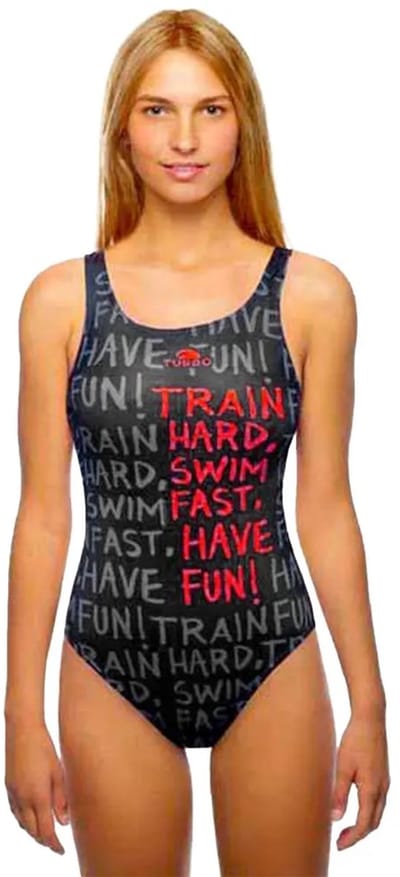 Turbo Train Zwemkleding Blauw 4XL Vrouw