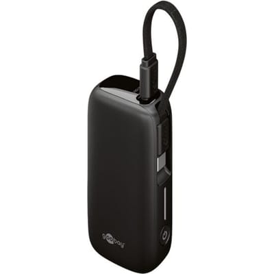 Powerbank - 5.000 mAh - Ingebouwde USB-C kabel