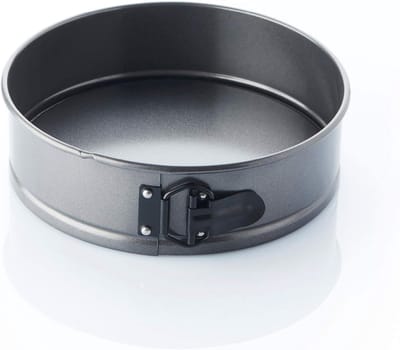 Springvorm Pan - Taartvorm Rond - Zelf Bakken - Antiaanbaklaag - 28 cm - Zwart