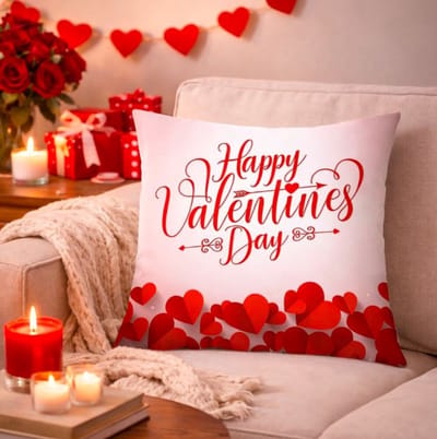 Valentine Wishes Collection Kussenhoes - 45x45 cm