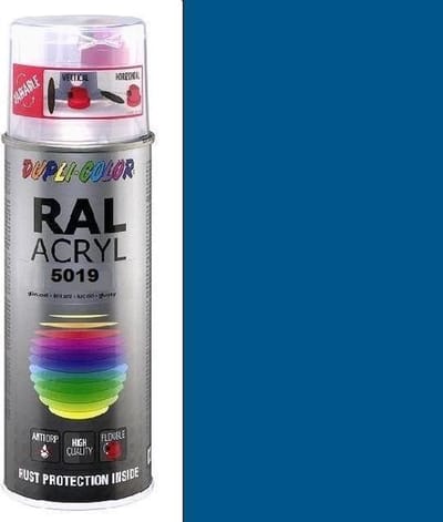 Motip Dupli-Color Spuitbus Acryl Hoogglans - RAL 5019 Capriblauw
