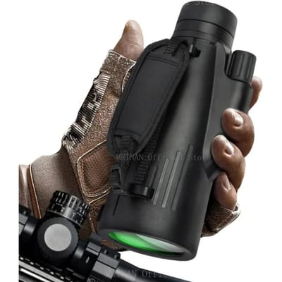 12X50 Krachtige Verrekijker Lange Afstand Prismatische Zoom HD BAK4 Draagbare Professionele Telescoop Monoculair voor Jacht