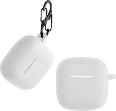 kwmobile Hoes geschikt voor Huawei FreeBuds SE2 / SE3 - Siliconen cover voor oordopjes in wit