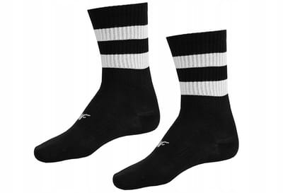 4F - Sokken - 3-Pack - Zwart - Katoen - Maat 43-46