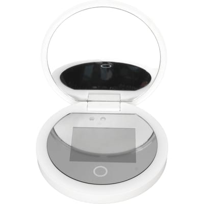 UV-spiegelzonnebrandtestcamera met licht 2x vergroting Reismake-up 3,5 inch Zakformaat L