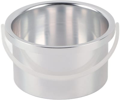 Dailygoods- Wax Warmer Binnenpot 10,5 cm - Aluminium - Vervangingspot - Snel Gelijkmatig Verwarmen - Duurzaam - Hoogwaardige Materialen - Wasmachine