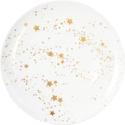 Seltmann Weiden Liberty Golden Stars Ontbijtbord rond 22,5 cm