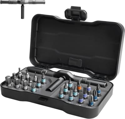 24-in-1 Magnetische Schroevendraaier Set voor Elektronica en Meubels, Afneembare Ratchet Handgreep, DIY Gereedschap en Reparatie Tools
