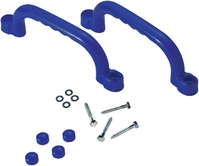 Set handgrepen - Klimaccessoires - Buiten spelen - Vingergroeven - 25 cm lengte - Felgekleurd