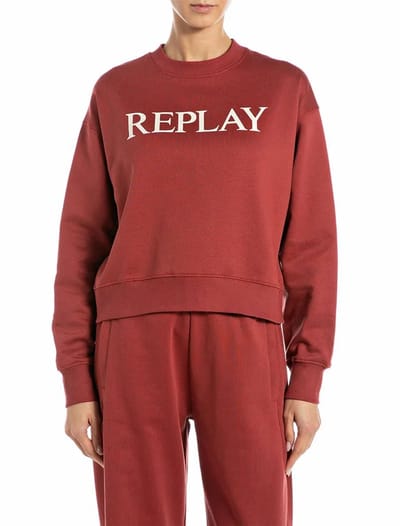 Replay W3461b.000.23802 Sweatshirt Rood L Vrouw