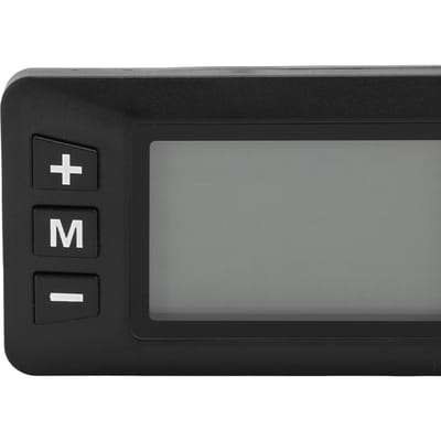 Compteur d'affichage LCD pour vélo électrique 24V 36V 48V Panneau de contrôle E-Bike Compteur kilométrique pour E-Scooter black