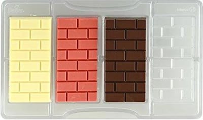 Chocolade mal stenen muur - Decora
