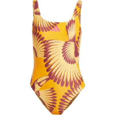 adidas Sportswear adidas x FARM 3-Stripes Badpak - Dames - Oranje