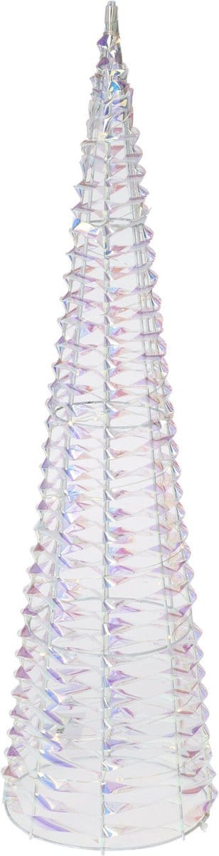 Christmas Decoration LED kegel kerstboom lamp - regenboog - 60 leds - warm wit -60 - ijzer