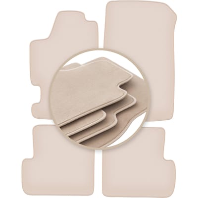 PREMIUM beige matten voor: Renault Laguna I stationwagen, liftback 1994-2001