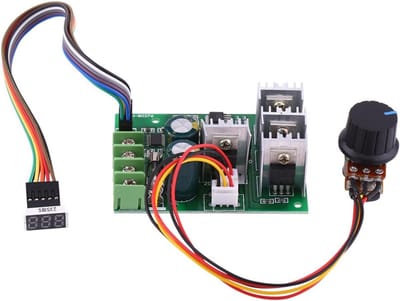 PWM DC Snelheidsregelaar voor Motor 6V-60V tot 30A - Traploos Toerentalregeling
